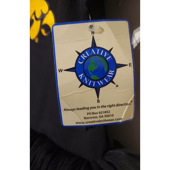 Black Iowa Hawkeyes Infant 6-9 Month Tutu Bodysuit One Piece Embroidered NWT - Picture 6 of 7